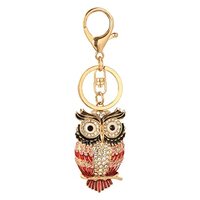 QDDollars Owl Keychain for Women, Cute Owl Bird Key Chain for Girls, Funny Owl Tree Branch Key Ring,