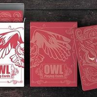 Murphy's Magic Supplies, Inc. Owl (Red) Playing Cards