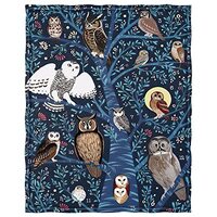 OHTMTHO 60"x80" Blanket Super Soft Warm Lightweight Fleece Throw for Couch Sofa Bed - Tree