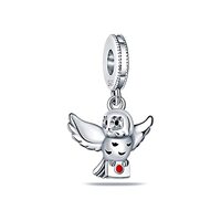 RMMY 925 Sterling Silver Charm for Bracelet Necklace Charm Dangle Owl for Women Birthday Gifts
