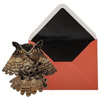 NIQUEA.D, Owl Die Cut Halloween Card