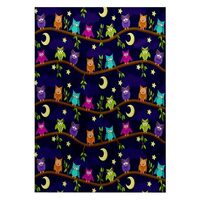 3dRose Ancello Cute Owls - Night Owls - Towels (twl-201647-2)