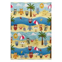 3dRose Ancello Cute Owls - Summer Owls - Towels (twl-201638-2)