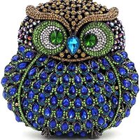 Women's Evening Handbags Evening Clutch Ladies Exquisite Fashion Evening Bag Cute Owl Rhineston