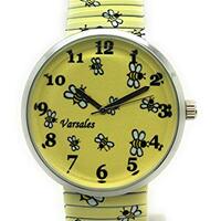 VERSALES Butterfly Bird Owl Ladybug Bee Theme Women's Novelty Elegant Stretch Elastic Band Anal