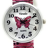 VERSALES Butterfly Bird Owl Ladybug Bee Theme Women's Novelty Elegant Stretch Elastic Band Anal