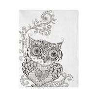 CafePress Urban Owl Twin Duvet Cover, Printed Comforter Cover, Unique Bedding,