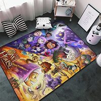 atgzfdr The Owl Anime House Area Rug Super Soft Floor Mat for Bedroom Living Room, Big Rug Anti-Slip