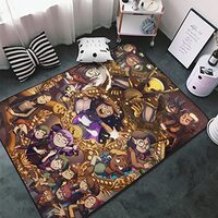 atgzfdr The Owl Anime House Area Rug Super Soft Floor Mat for Bedroom Living Room, Big Rug Anti-Slip