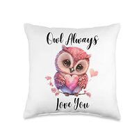 Owl Always Love You Tops Owl Always Love You Throw Pillow, 16x16, Multicolor