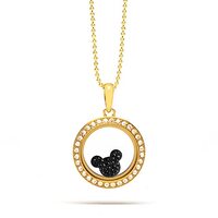 Disney Mickey Mouse Petite Living Locket Set - Gold