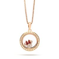 Disney Minnie Mouse Petite Living Locket Set - Rose Gold