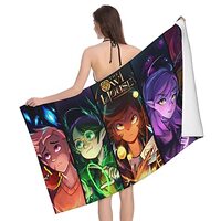 atgzfdr The Owl Anime House Ultra Soft Beach Towels for Pool Vacation Camping Beach Towel for Women 