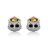 Owl Stud Earrings 925 Sterling Silver Owl Earrings for Women Tiny Owl Earrings Silver Owl Earrings J