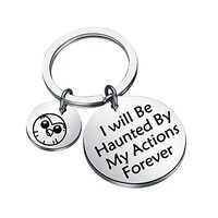 TIIMG Owl Gift House Hooty Fan Gift I will Be Haunted By My Actions Forever Keychain (I will Be Haun