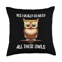 Cool Owl Gift Owl Lover Bird Accessories & Stuff Cute Design for Men Women Nocturnal Night Bird 