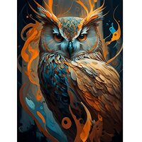 Ingooood Jigsaw Puzzle 1000 Pieces-Sneak Peek Series - The Owl's Gaze - Entertainment Toys for 