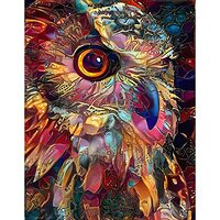 Ingooood Jigsaw Puzzle 1000 Pieces-Sneak Peek Series - Owl - Entertainment Toys for Adult Special Gr