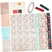 DOITOOL 1 Set Gift Wrapping Paper Flower Wrapping Paper Flower Bouquet Wrapping Paper Baby Wrapping 