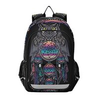 ALAZA Owl Rainbow Dream Catcher Laptop Backpack Purse for Women Men Travel Bag Casual Daypack with C
