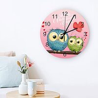 Noiseless Wall Clock, Silent Non-Ticking Hanging Wall Clocks Battery Operated, Happy Valentine'