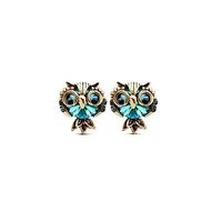 Owl Crystal Dangle Earrings for Women Owl Stud Earrings Owl Hoop Earrings Owl Gifts for Women Girls 