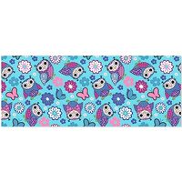 3 Rolls Birthday Wrapping Paper Roll - Owls and Flowers Design Gift Wrapping Paper for Christmas, Br