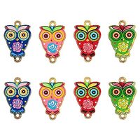 Yukfhgt Enamel Owl Charms Pendant Mixed Color Owl Charms 40 Pieces Pendants for Jewelry Making Key C
