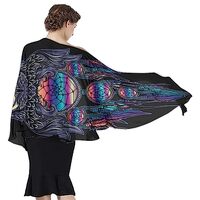 JZDACH Scarfs for Women Lightweight Compatible with Owl Rainbow Dream Catcher Scarves and Wraps for 
