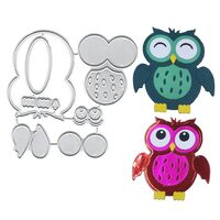 Metal 1 PCS Owl Falcon Hawk Die Cuts Cutting Dies Embossing Stencils Template Mould for Card Making 