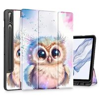 May Chen for Samsung Galaxy Tab S9 11 inch 2023 SM-X710 X716 X718 - Trifold Leather Stand Soft Back 