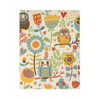 CafePress Flowers and Owls Twin Duvet Cover, Printed Comforter Cover, Unique Bedding,