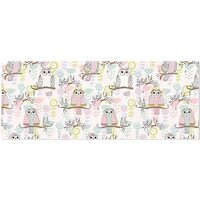 OTVEE 2 Rolls Birthday Wrapping Paper Roll - Owl Sitting on The Branches Design Gift Wrap Perfect fo
