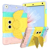 SPIUST for iPad 9th Generation Case,Built in 360° Rotate Cute Owl Wings Kickstand, Heavy Duty Sh