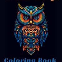 Owl Mandala Magic: Coloring Book for Adults: Find Serenity with Intricate Owl Mandalas in Large Prin