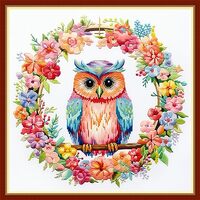 Foxhool Beginners Cross Stitch Kits Stamped Full Range of Embroidery Kits for Adults DIY Cross Stitc