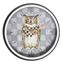 Mackenzie-Childs Woodland Owl Wall Clock