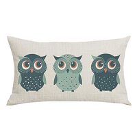 WENIANRU Watercolor Green Owl Spring Summer Fall Y'all Autumn Home Sofa Chair Bed Decoration Lu