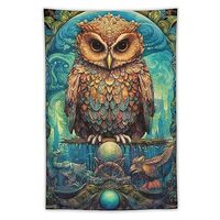 Wild Animal Tapestry Owl Bedroom Decoration Fantasy Bird Magic Curtain Wall Hanging for Room Home In