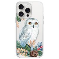 Blingy's for iPhone 15 Pro Max Case, Women Girls Cute Floral Owl Style Fun Animal Pattern Bird 