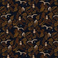 Timeless Treasures Nightfall CD2487 Night Night Owl Fabric