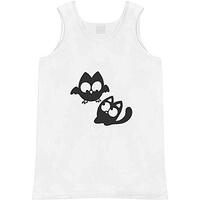 Medium 'Owl & Cat' Adult Vest/Tank Top (AV00045118)