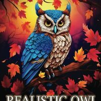 Realistic Owl Coloring Book for Adults: 54 Lifelike Owls Illustrations for Relaxation and Stress Rel