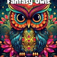Fantasy Owl Coloring Book: Magical And Artistic Owl Coloring Book For Adults, Teens and Kids, 60 Col