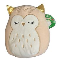 Squishmallows 2023 Xmas Vee Golden Horned Owl 8"