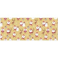 OTVEE 3 Rolls Birthday Wrapping Paper Roll - Santa Claus Deer Owl Design Gift Wrapping Paper for Chr