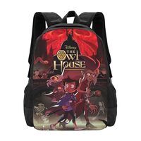 atgzfdr The Owl Anime House Backpack Large Capacity Leisure Travel Backpack Book Bag Outgoing Daypac