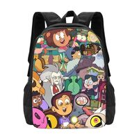 atgzfdr The Owl Anime House Backpack Large Capacity Leisure Travel Backpack Book Bag Outgoing Daypac