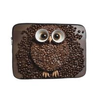 Coffee Bean owl Laptop Case Laptop Sleeve Laptop Bag Shockproof Protective Briefcase Carrying Laptop