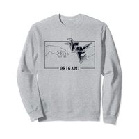 Michelangelo Creation of Adam Origami Folding Owl Origami Sweatshirt